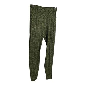 All in Motion Dark Green Patterned Leggings